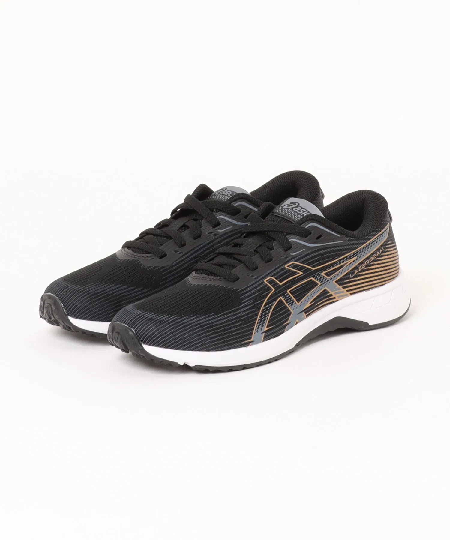 ASICS 22-25 (H) LAZERBEAM RK 1154A222-001 BLK/GLD
