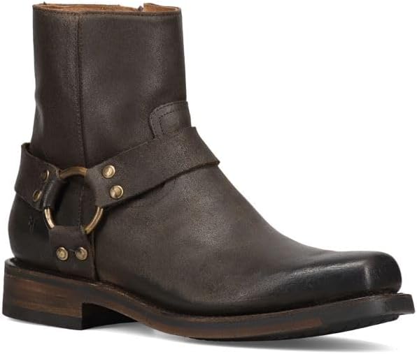 Мужские мотоциклетные ботинки Frye Conway Harness - стильный кожаный дизайн, прочная и удобная обувь, шоколадный