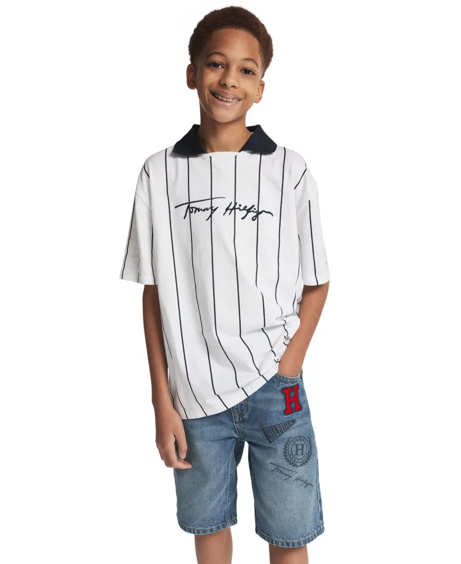 Детские джинсовые шорты стандартного кроя, размер 2T-7 Tommy Hilfiger