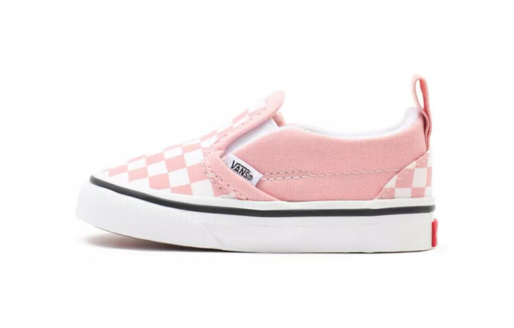 

Сандалии Vans Slip-On Velcro Toddler 'Powder Pink Checkerboard'