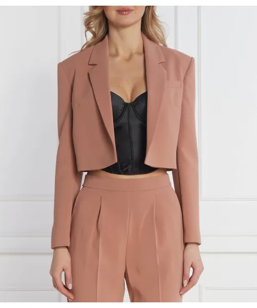 

Элегантный жакет Cropped fit Pinko, розовый