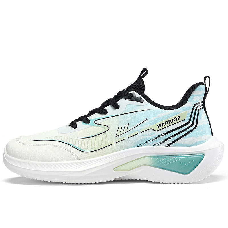 

Кроссовки Low top мужские WARRIOR, белый зеленый синий