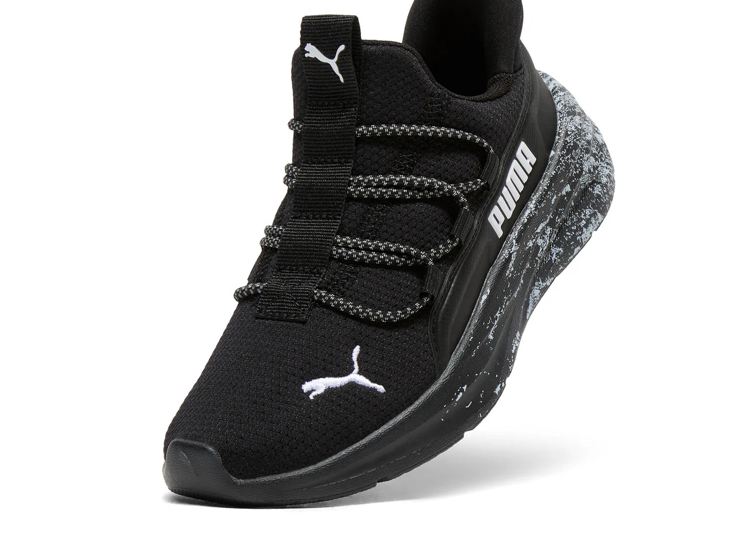 Кроссовки Puma One4All 2.0 Blizzrizz Sneaker - Kids', черный/белый — фото 4