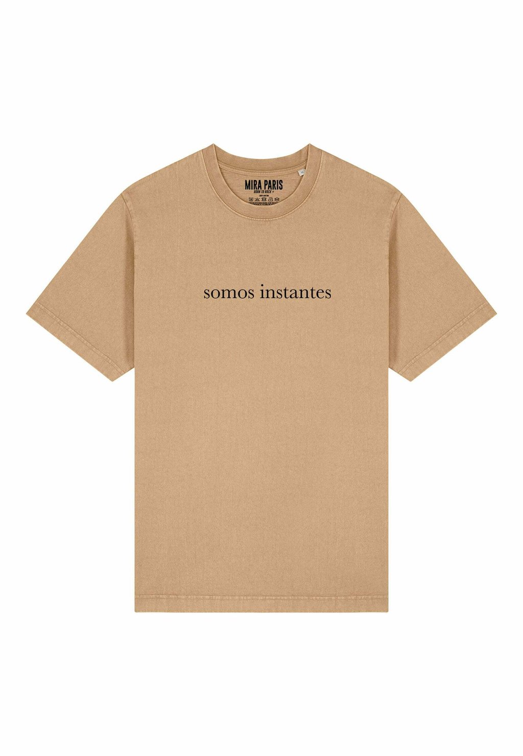 

Футболка с принтом SOMOS INSTANTES PRINT HEAVYWEIGHT Mira Paris, бежевый