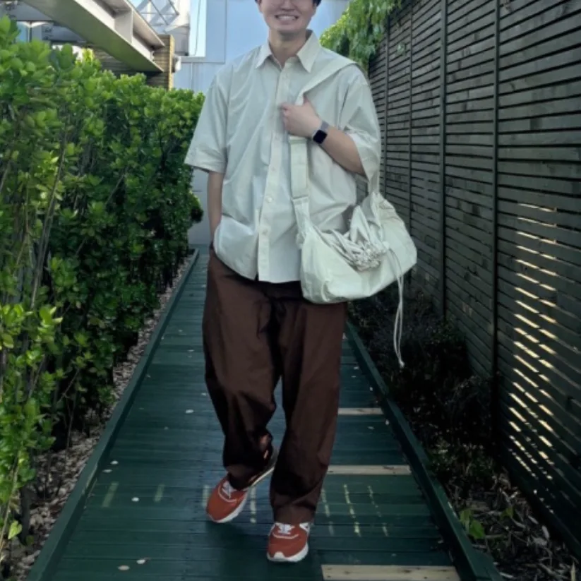UNIQLO Брюки мужские Casual SS24 Chestnut Shell Brown — фото 3