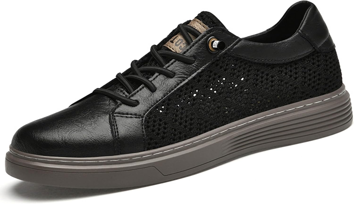 

Мужские кроссовки со шнуровкой, маленький круглый носок, модные, легкие, дышащие, для повседневного ношения, скейтборда, парка и пробежек Dzbajrqm