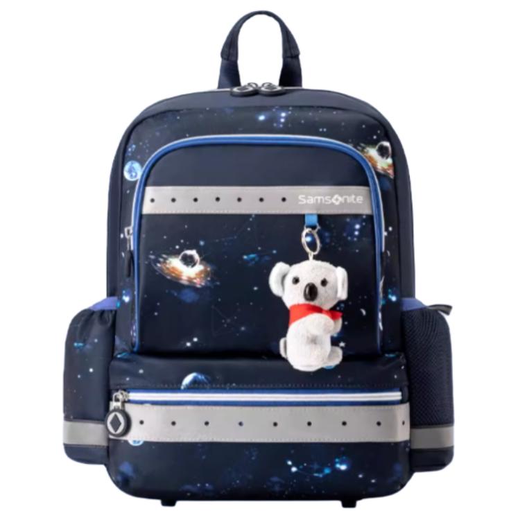 

Samsonite Студенческая сумка из ткани среднего размера детская темно-синяя