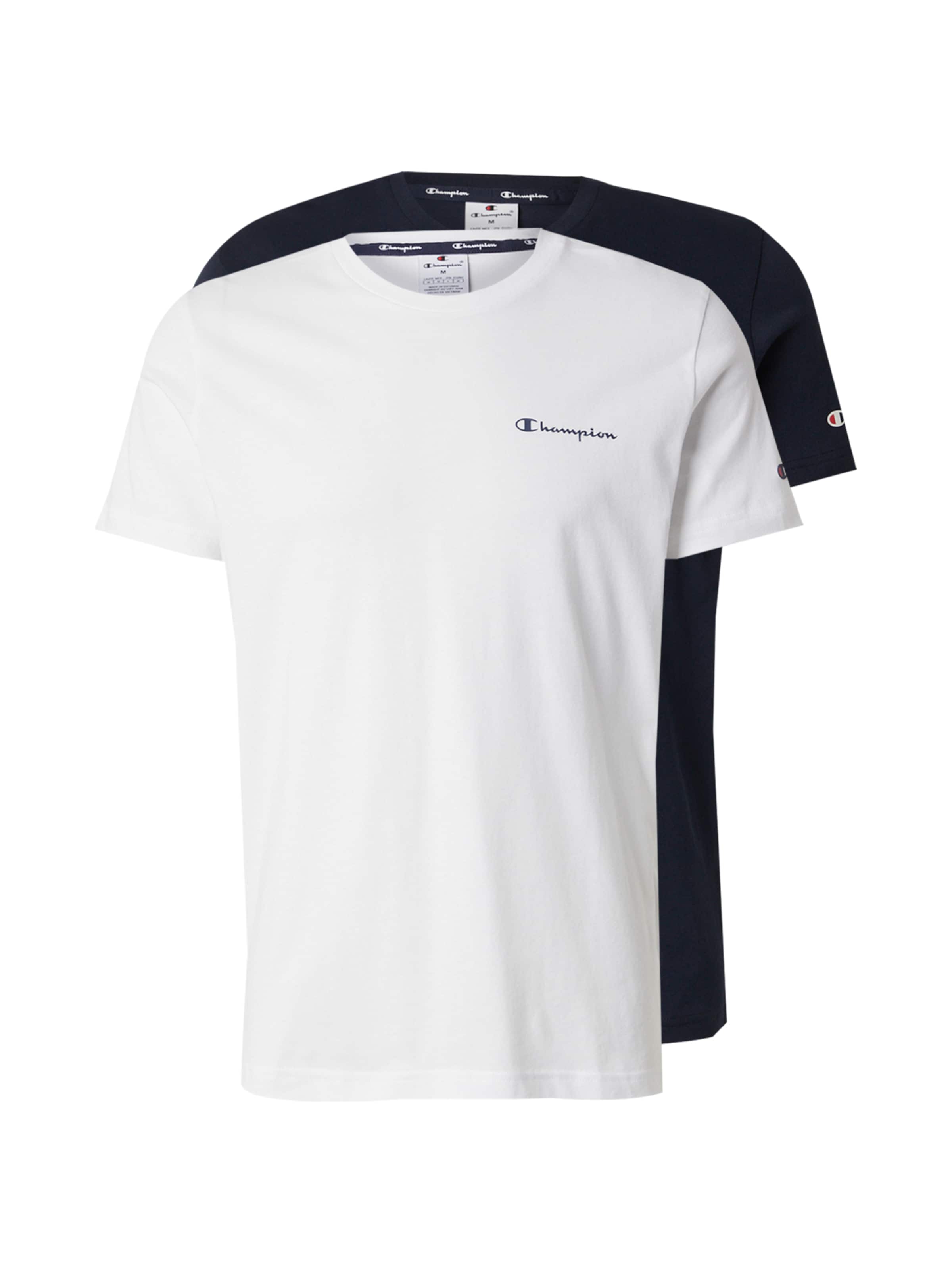 

Champion Authentic Athletic Apparel Футболка в цвете морской волны, белая