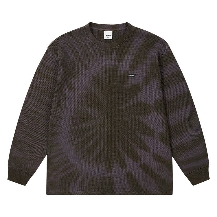 

Лонгслив Palace Tie-Dye Waffle Long-Sleeve, Coal Grey