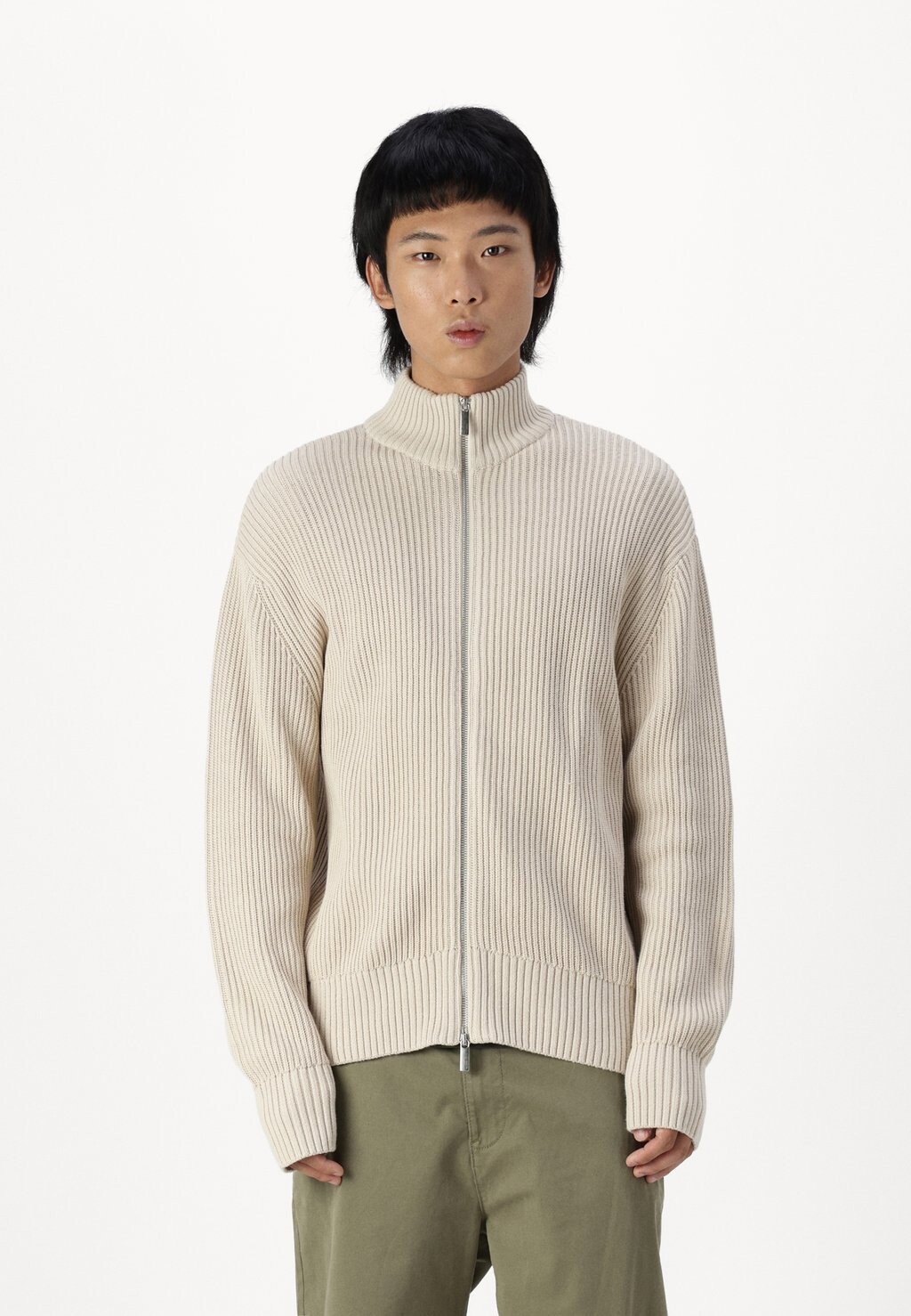 

Кардиган SLHDRY RELAXED FULL ZIP Selected Homme, бежевый