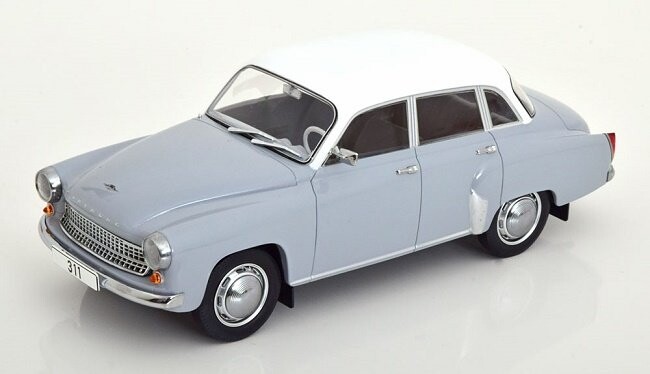 

Wartburg 312 1959 Серый Белый 1:18 18301 IXO