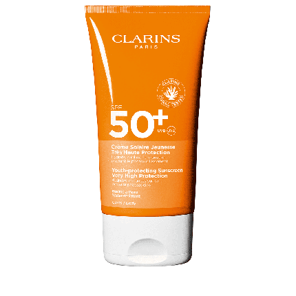 

Молодежный солнцезащитный крем с очень высокой степенью защиты Spf 50 для тела Clarins