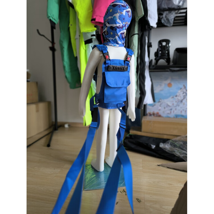 

Head Детский комплект для катания на лыжах Luluo Beginner, крепление для лыжной доски, инструмент для установки двух досок, учебное оборудование в стиле плуга, синий рюкзак Traction 2024, универсальный размер