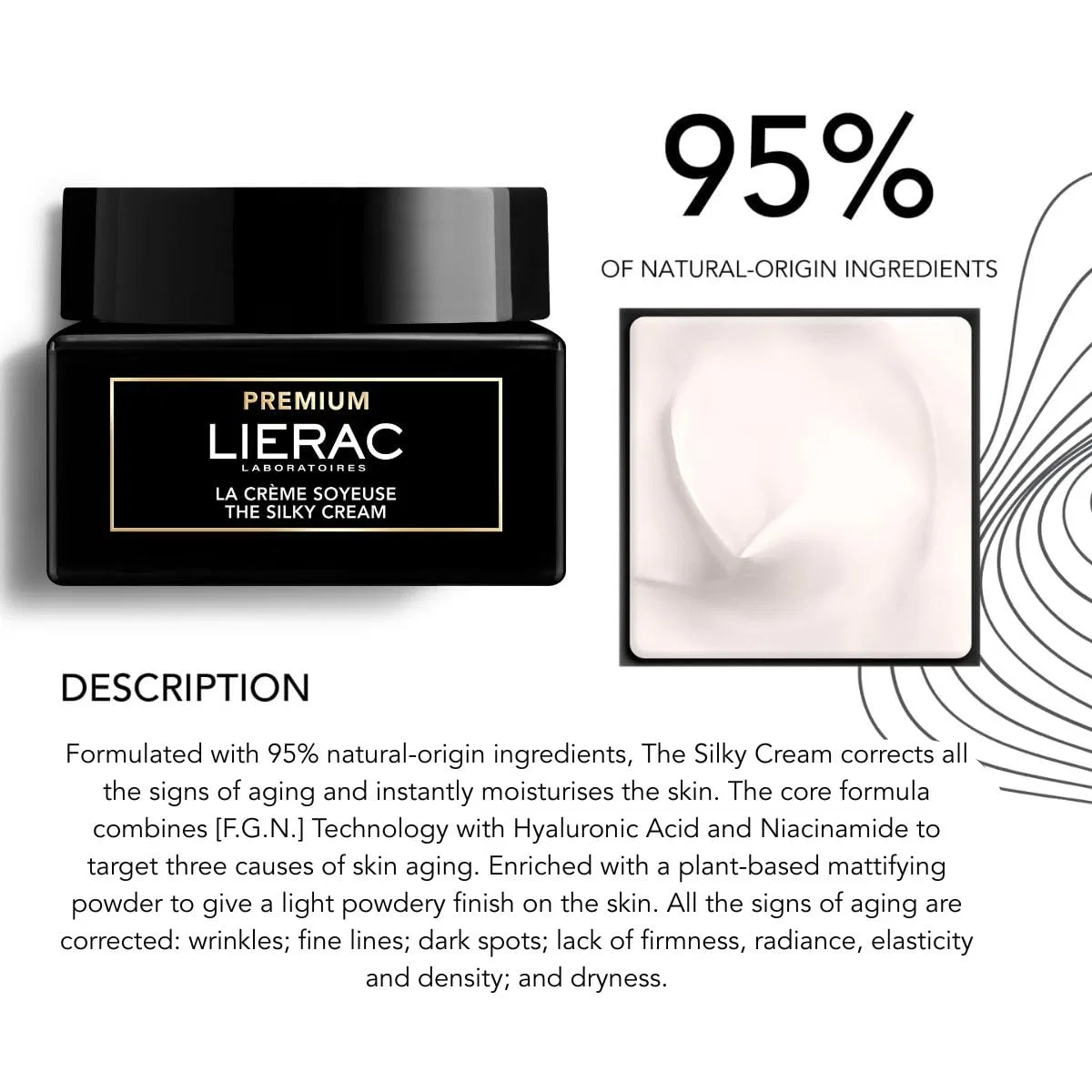 Крем для лица Lierac — Наполнитель для шелкового крема «Premium The Silky Cream Refill» от, 50 мл — фото 2