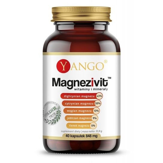

Yango, Magnezivit 40 капсул магниевый набор