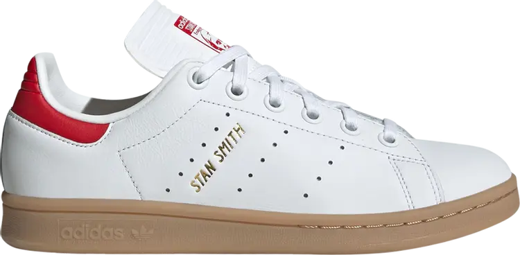 

Кроссовки Stan Smith J 'White Scarlet Gum', белый