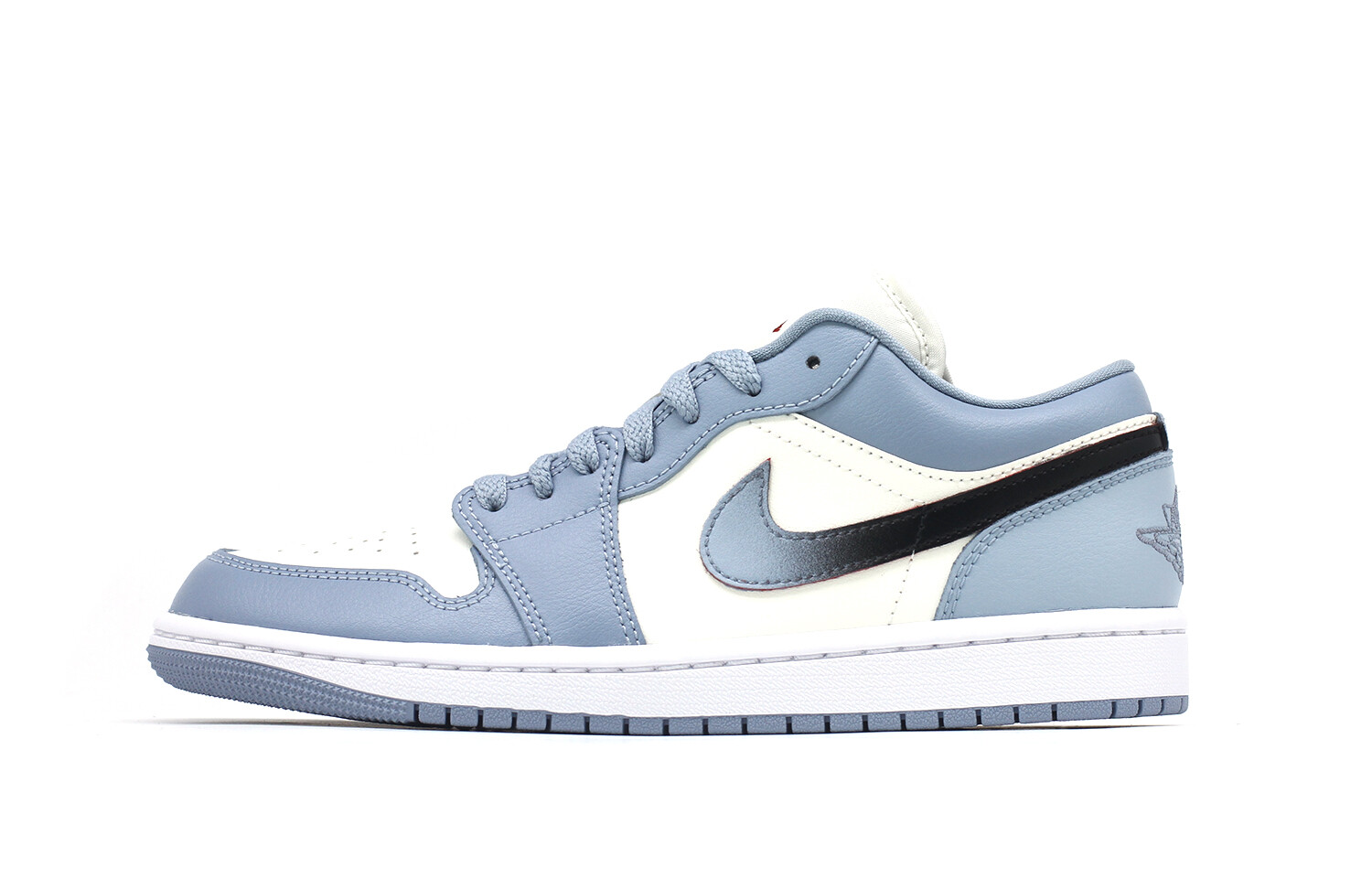 

Кроссовки Air Jordan 1 Vintage Basketball Shoes Women's Low-top Blue/white/black, синий/белый