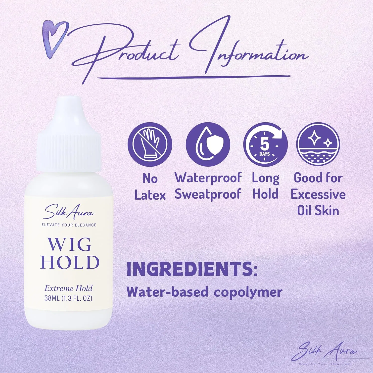 Набор для париков и ухода за волосами «Wigs & Hair Care Set» от Silk Aura Silk Aura — фото 4