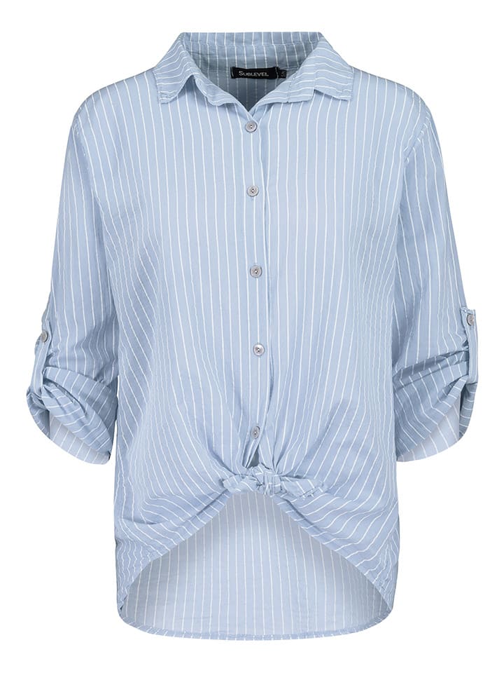 

Блузка Sublevel, светло-синий