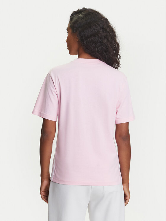 Футболка обычного кроя Essentials 3-Stripes JE1226 Adidas, розовый — фото 3