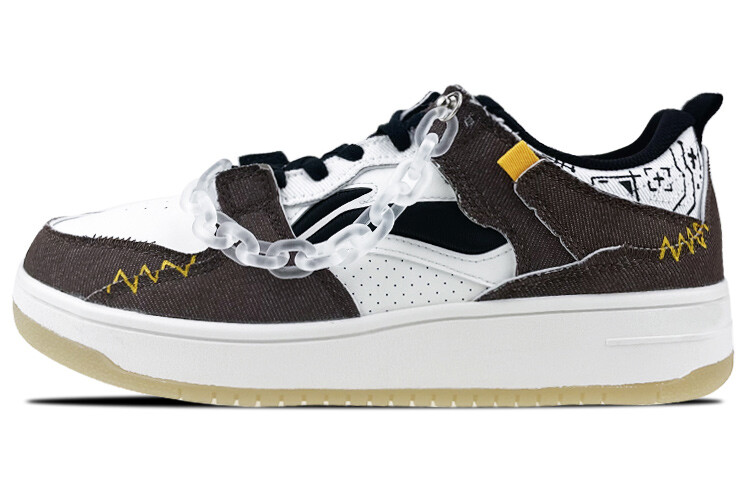 

Кроссовки Lining Skateboarding Low-top, коричневый/белый