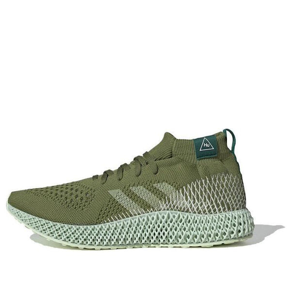 

Кроссовки x pharrell 4d runner Adidas, зеленый