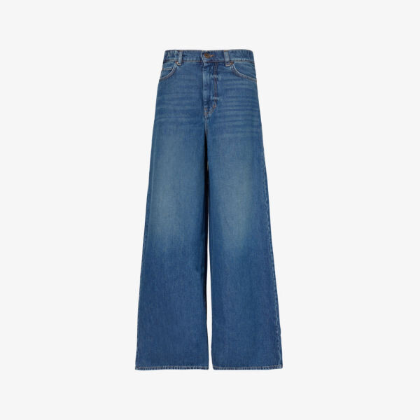 

Джинсы Wide-Leg Weekend Max Mara, синий