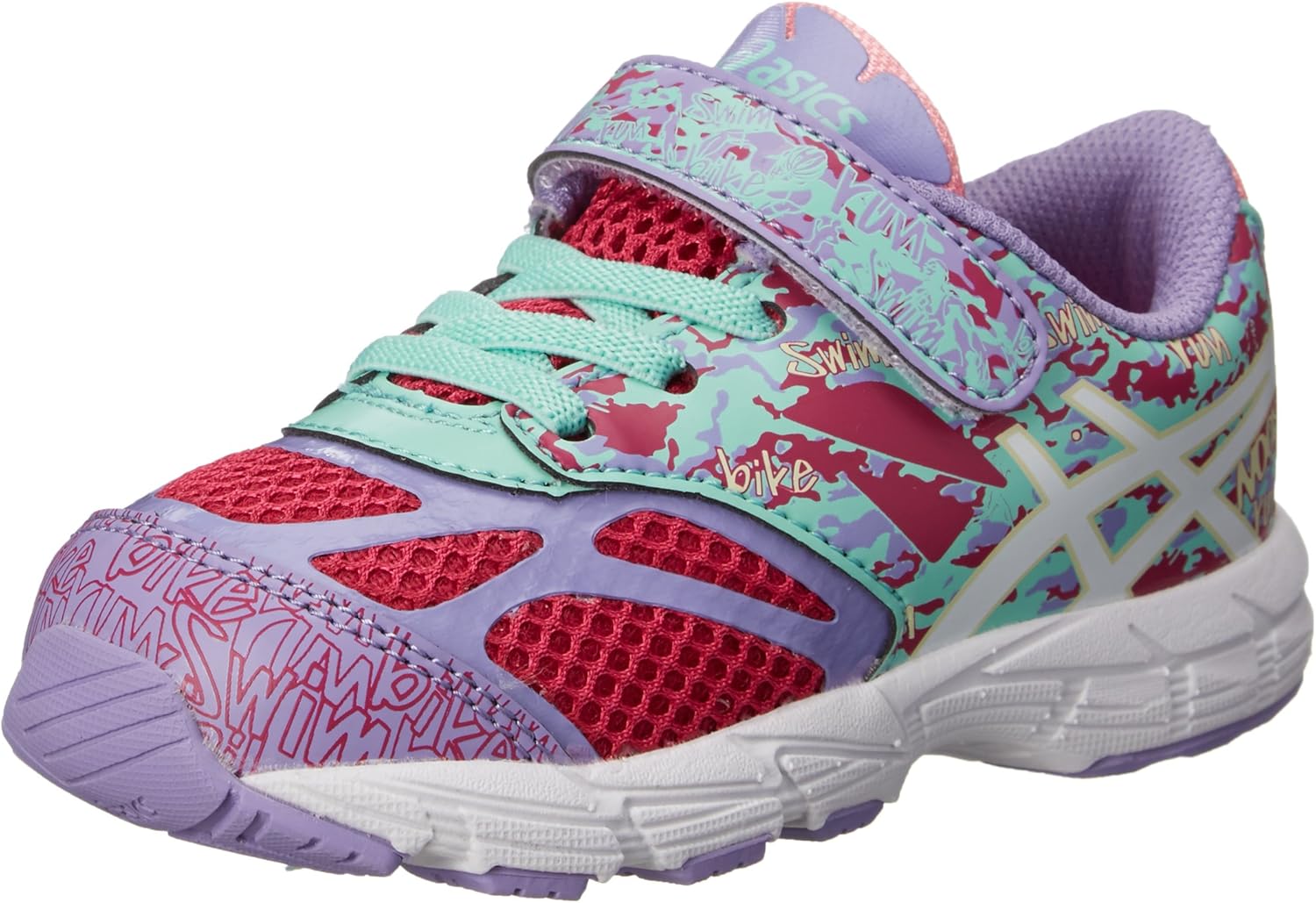 

Кроссовки для бега ASICS Noosa TRI 10 TS (для малышей), белый/фиолетовый