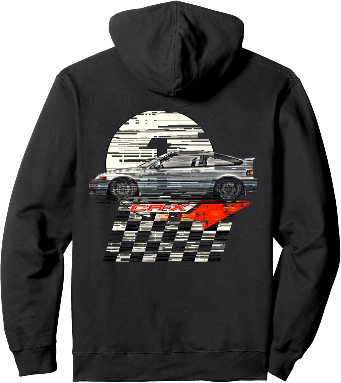 

Худи JDM CR-X ED9 Sport Coupe, черное Arma-Design