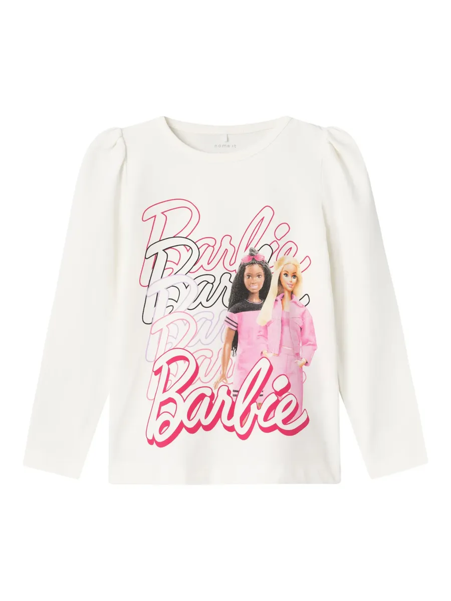 

Name It Longtop "NMFDALINA BARBIE LS TOP BOX SKY", белый