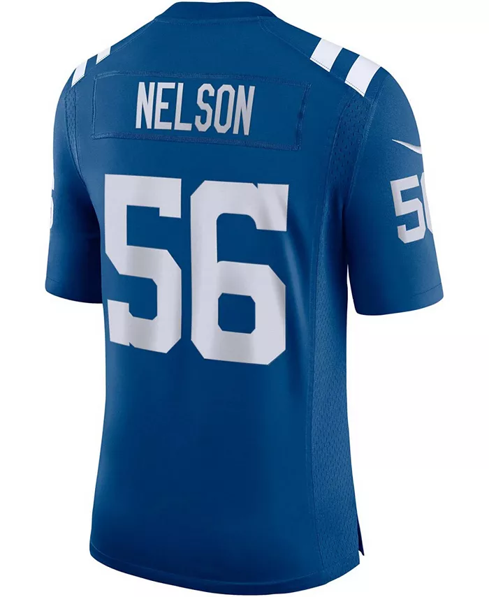 Мужская альтернативная ограниченная джерси Vapor Квентона Нельсона Indianapolis Colts Nike, коричневый/бежевый — фото 3