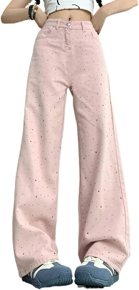 

LAFOURAM Petite Jeans для женщин 5 FT, широкие, с пайетками