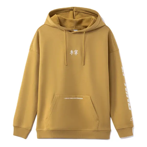 

Толстовка logo hoodie 'tan' Li-Ning, бежевый