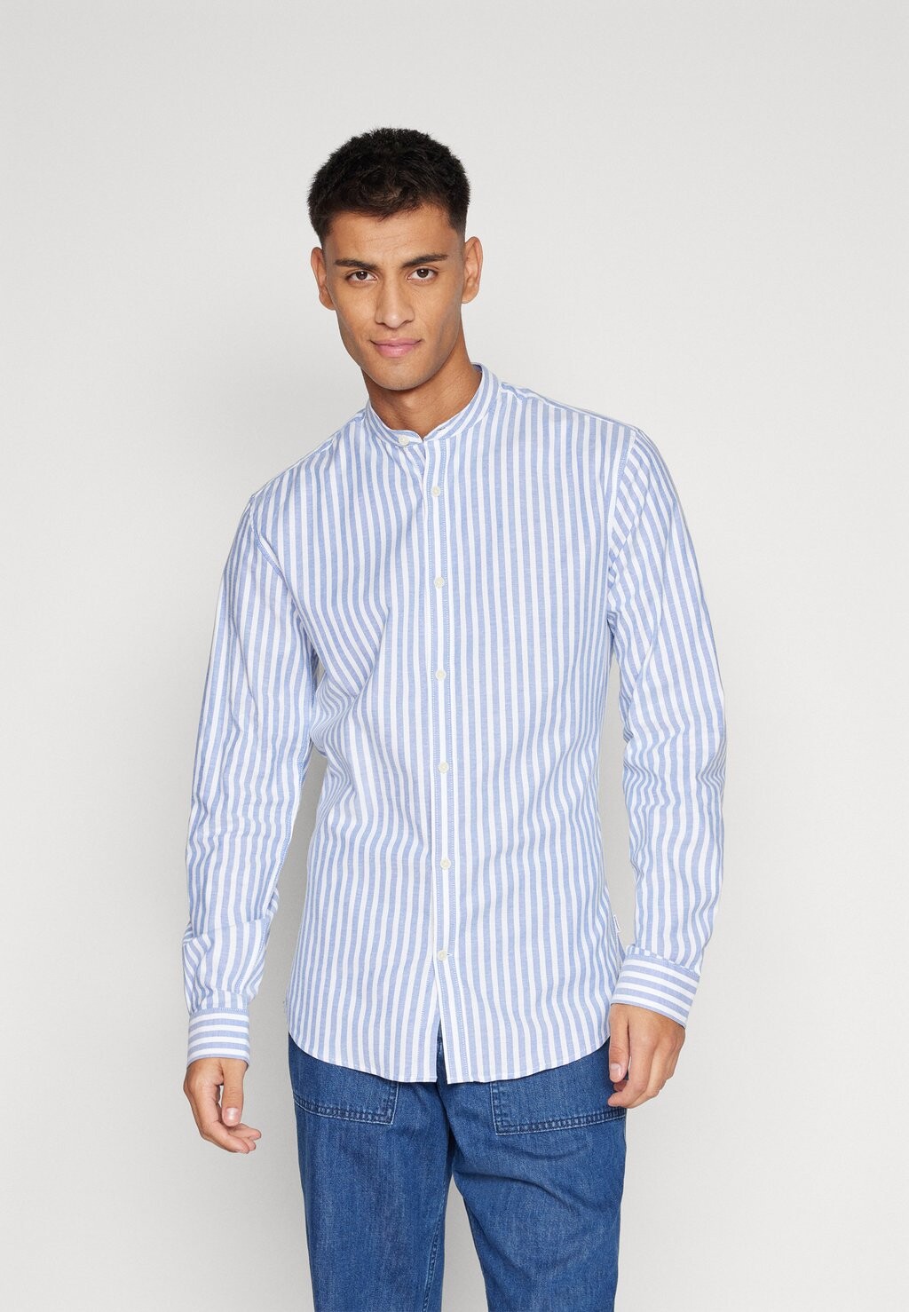 

Рубашка MANDERIN SUPERFLEX OXFORD Lindbergh, цвет blue