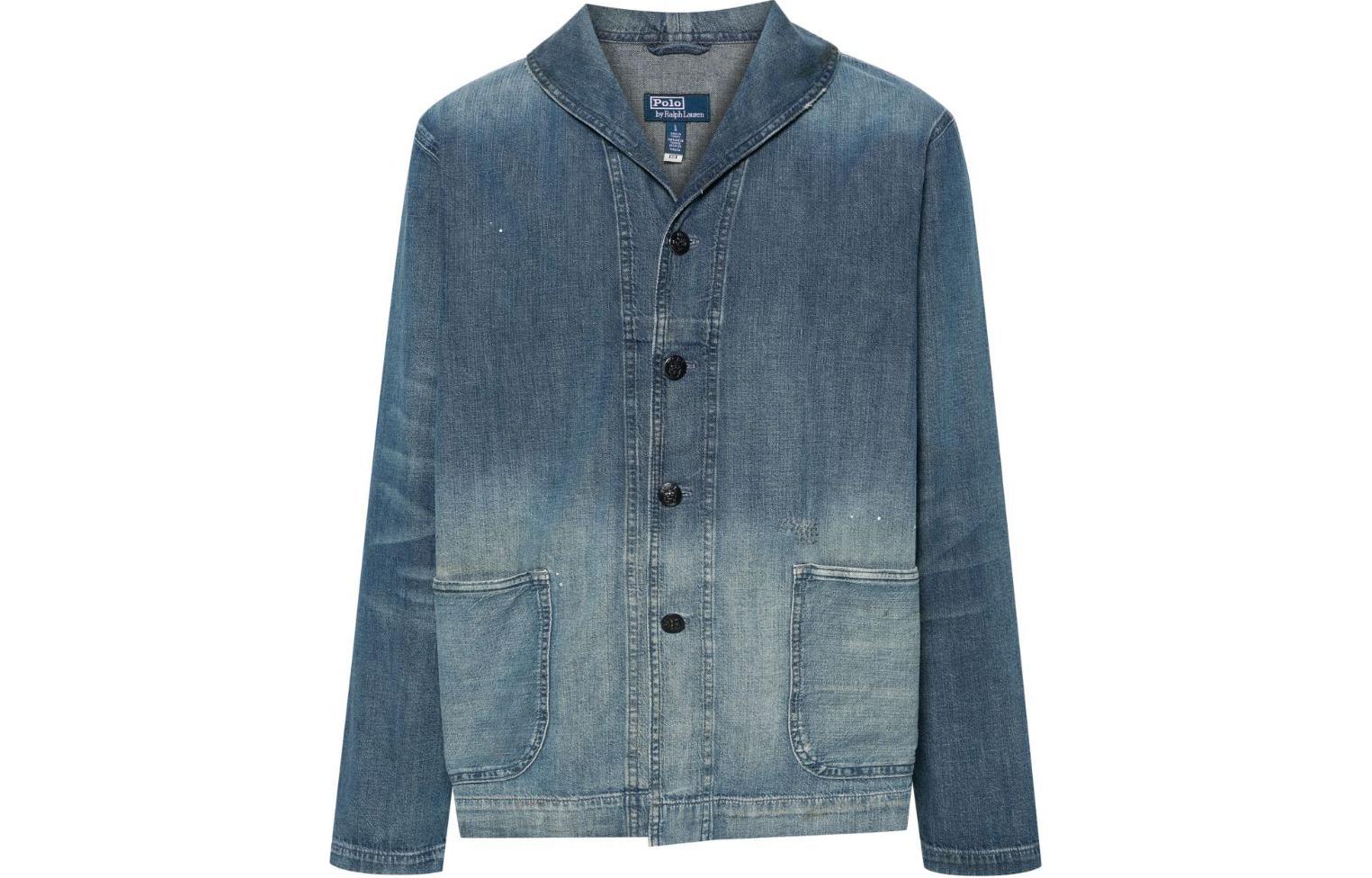 Polo Ralph Lauren Джинсовая куртка мужская индиго SS24, Indigo — фото 3