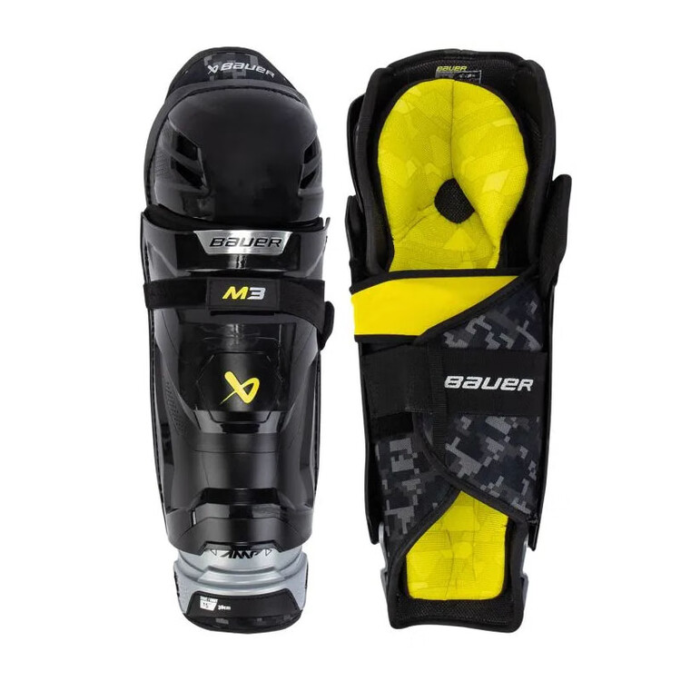 

BAUER Новая модель M3 защитная экипировка для хоккея с шайбой, 3 предмета: нагрудник, щитки на ноги 38 см и налокотники