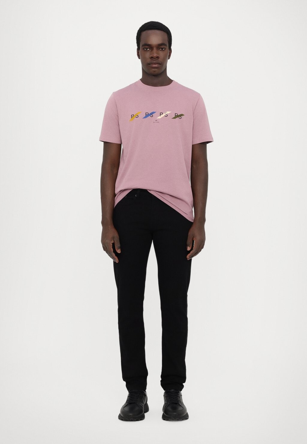 

Футболка с принтом ROW MULTI PS Paul Smith, сиреневый
