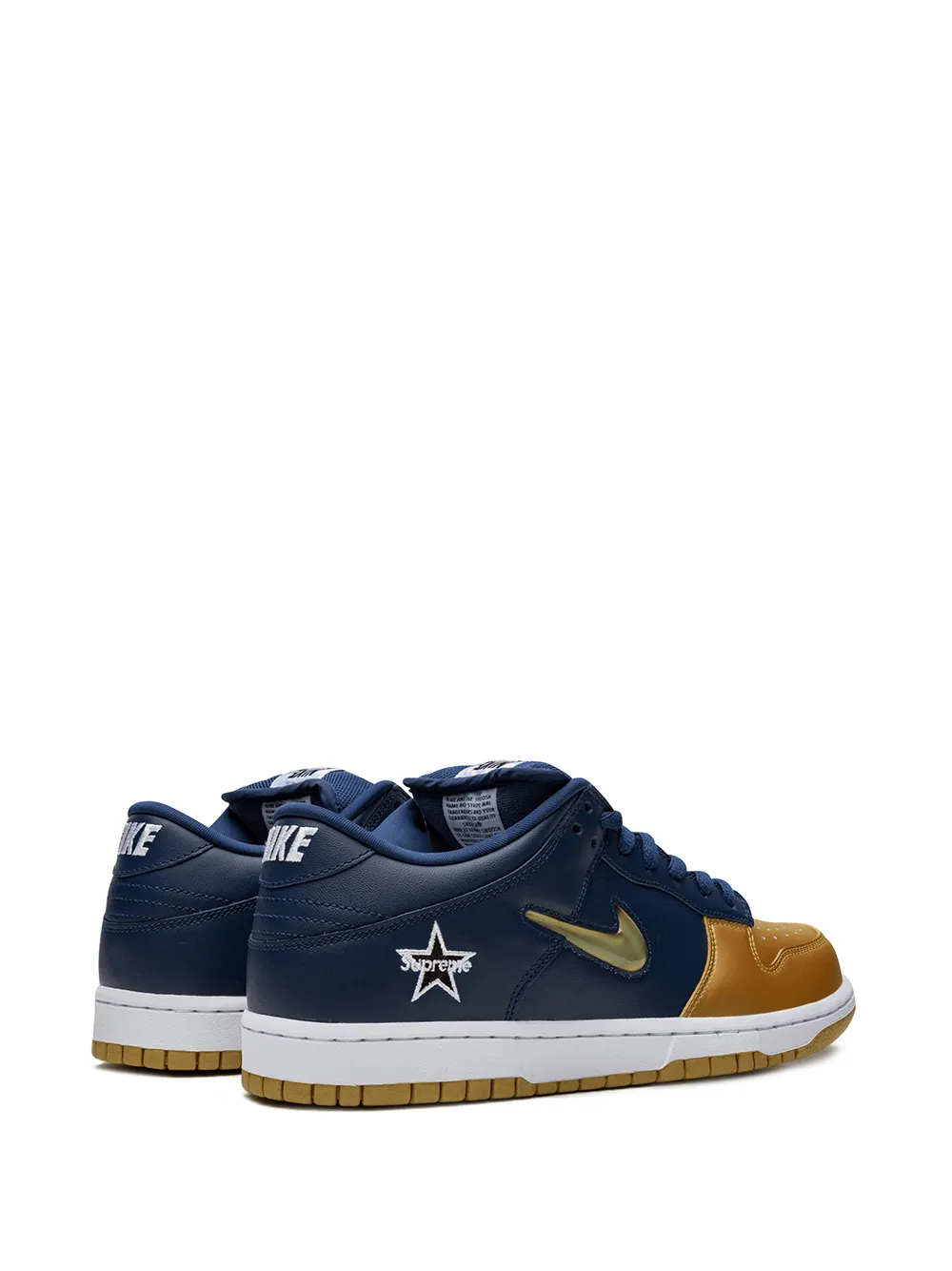 Кроссовки SB Dunk Low OG из коллаборации с Supreme Nike, золотой — фото 3