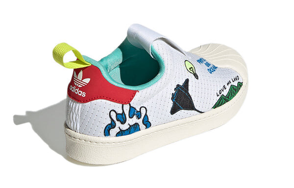 Кроссовки aaron kai x superstar 360 primeblue j Adidas, белый — фото 4