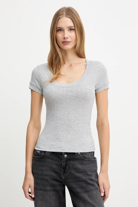 

Футболка TINA из смесового шелка Guess, серый