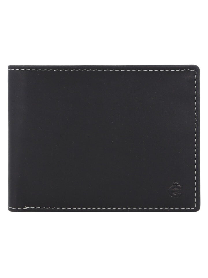 

Кошелек Esquire Dallas Geldbörse RFID Leder 12 cm, черный