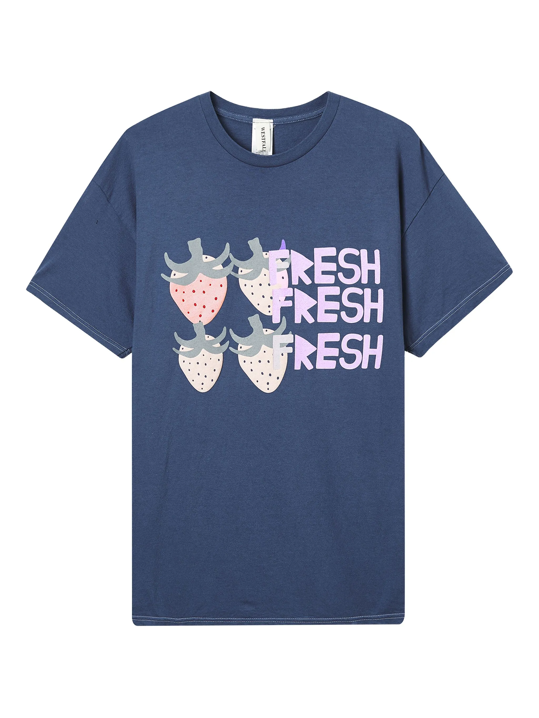 

Футболка с графичным принтом Westfall, синий