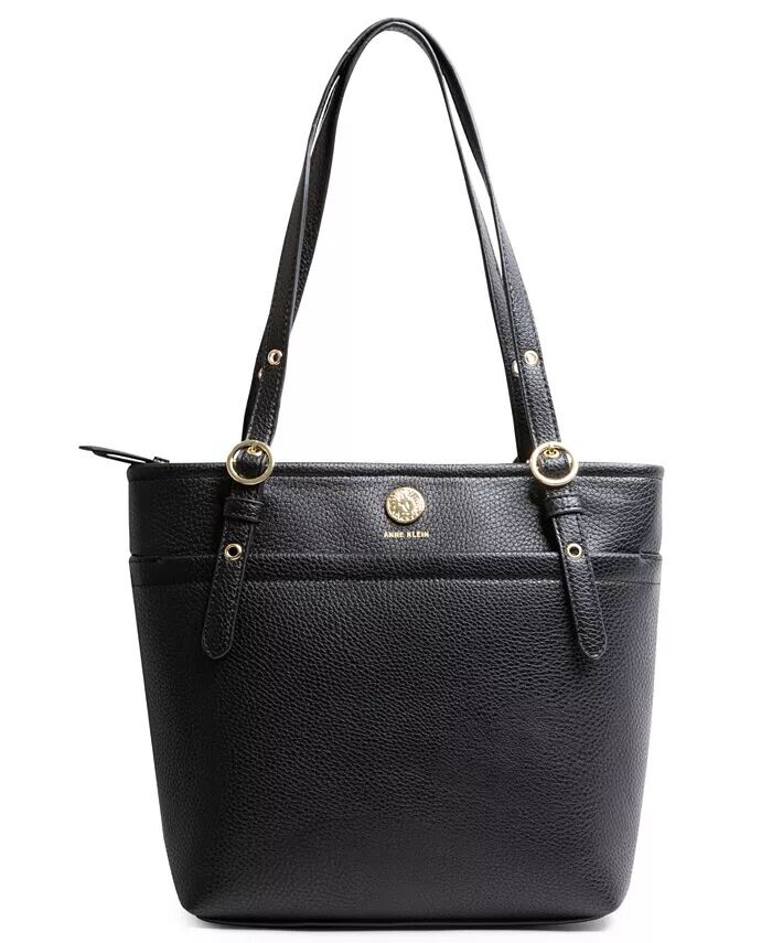 

Женская классическая сумка-тоут с карманом Anne Klein, черный