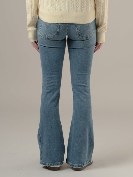 Низкие узкие джинсы-ботинки, средний размер, цвет индиго Levi's, Medium Indigo - Worn In — фото 3