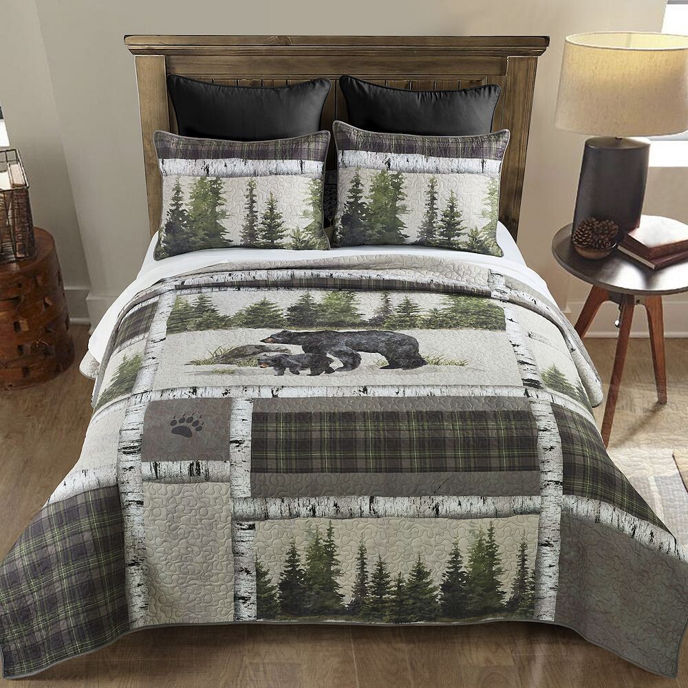 

Комплект одеял Donna Sharp Bear Panels с нашивками, мультиколор