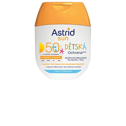 

Детский солнцезащитный лосьон для лица и тела SPF 50 60 мл Astrid