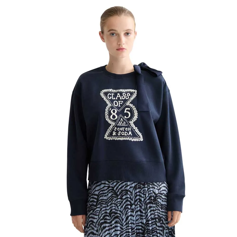 

Толстовка Scotch & Soda Elevated Artwork, синий