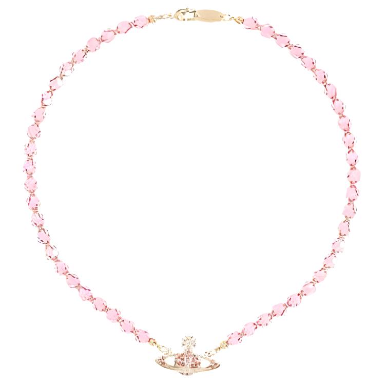 

Украшенное ожерелье Vivienne Westwood, розовый