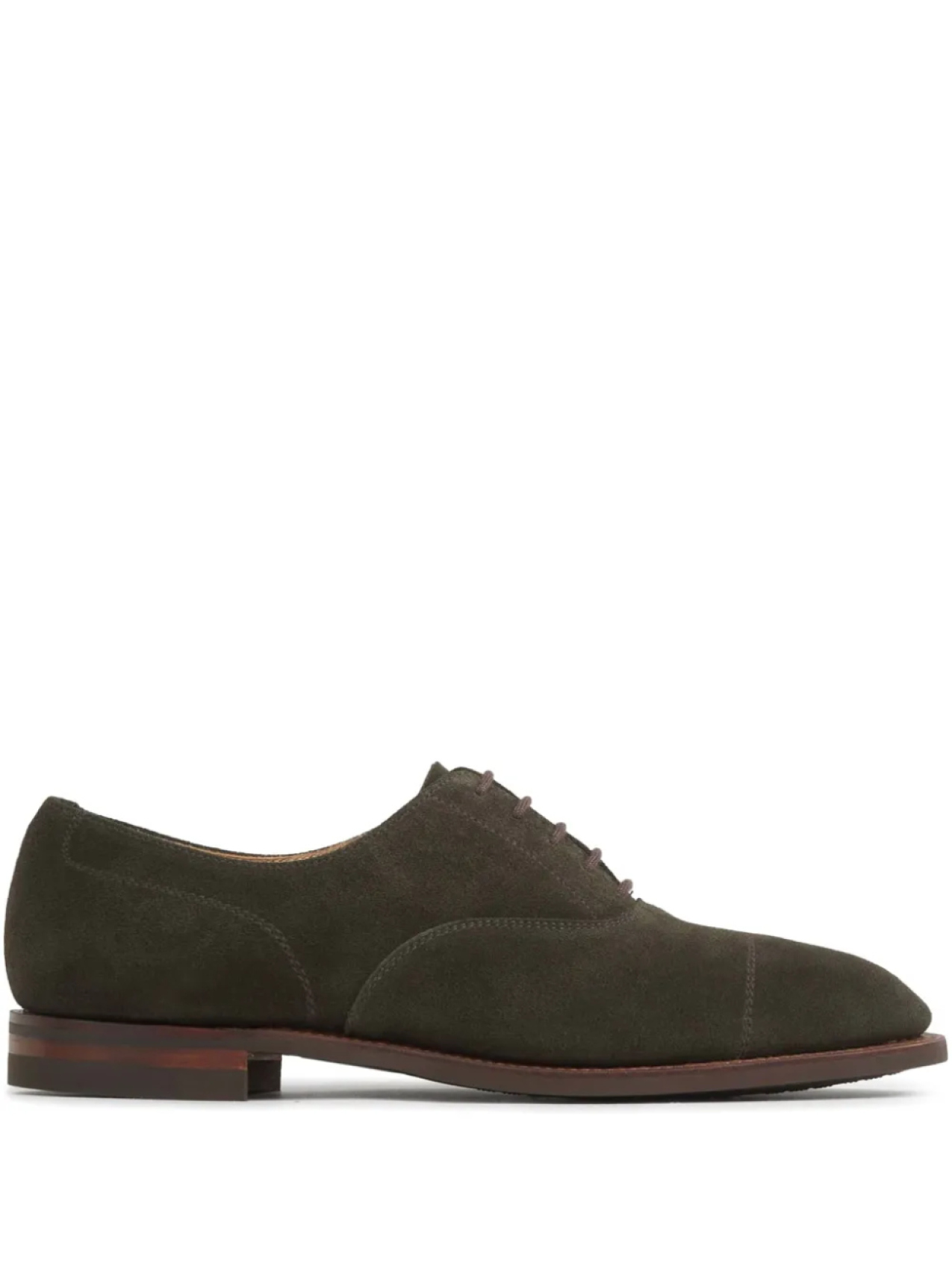 

Замшевые туфли-оксфорды Crockett & Jones, зеленый