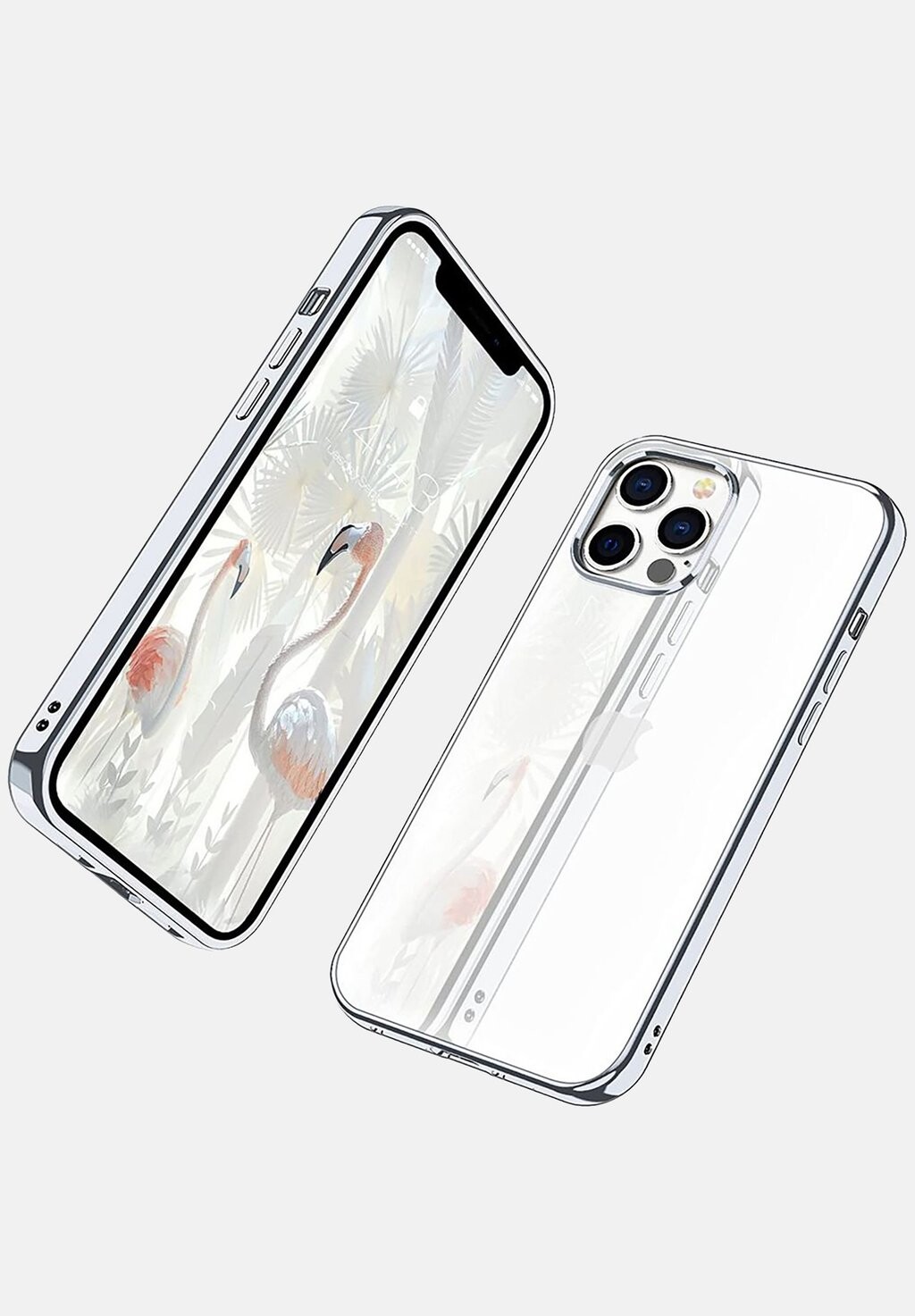 

Чехол для мобильного телефона CRYSTAL CLEAR CASE FOR IPHONE 14 PLUS Arrivly, серебро